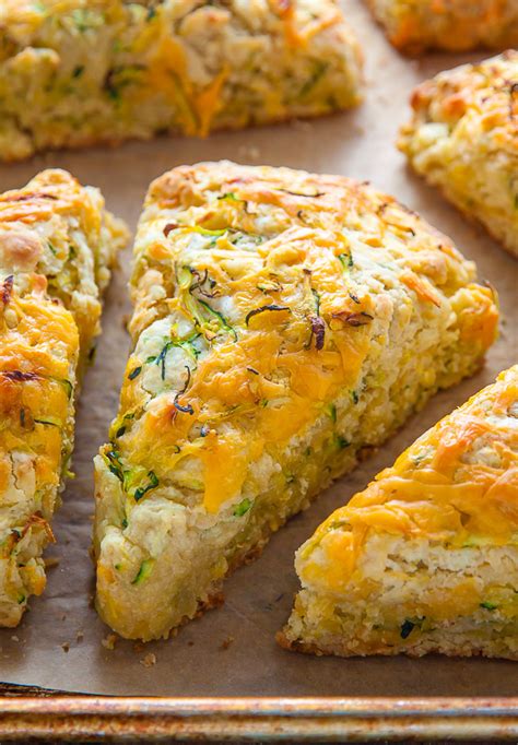 zucchini-cheddar-scones-baker-by-nature image
