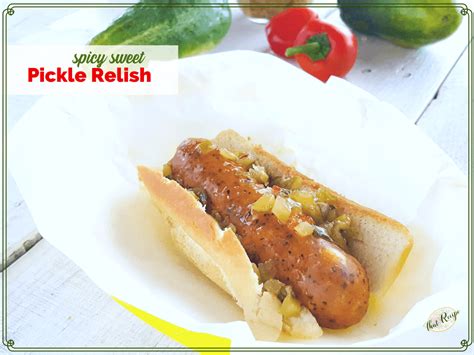 quick-and-easy-homemade-spicy-sweet-pickle-relish image