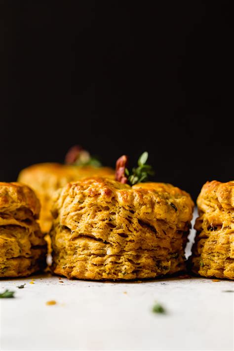 extra-flaky-pumpkin-biscuits-with-garlic-herb-butter image