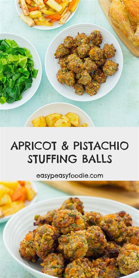 easy-apricot-and-pistachio-stuffing-balls-easy-peasy-foodie image