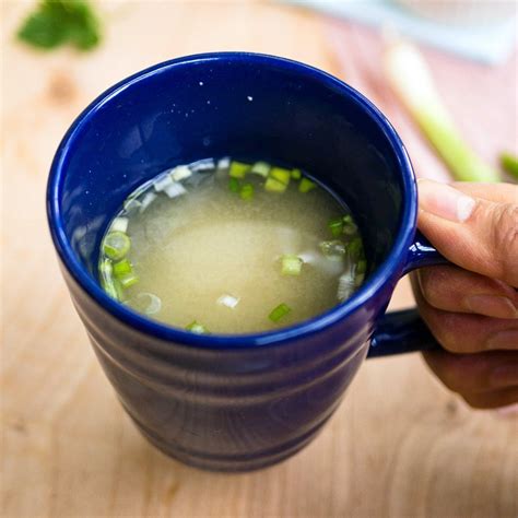 5-minute-homemade-vegan-miso-soup-with-silken-tofu image