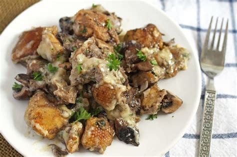 mixed-mushroom-casserole-recipe-honey-and-birch image