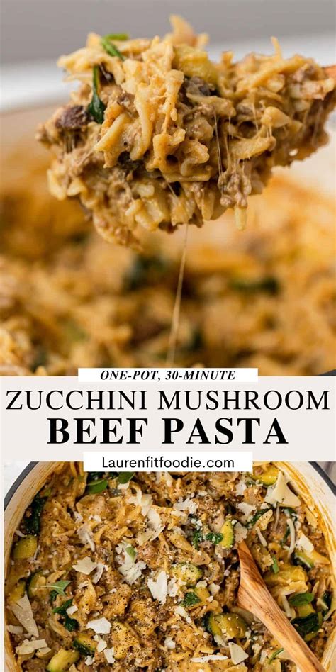 one-pot-30-minute-zucchini-mushroom-beef-pasta image