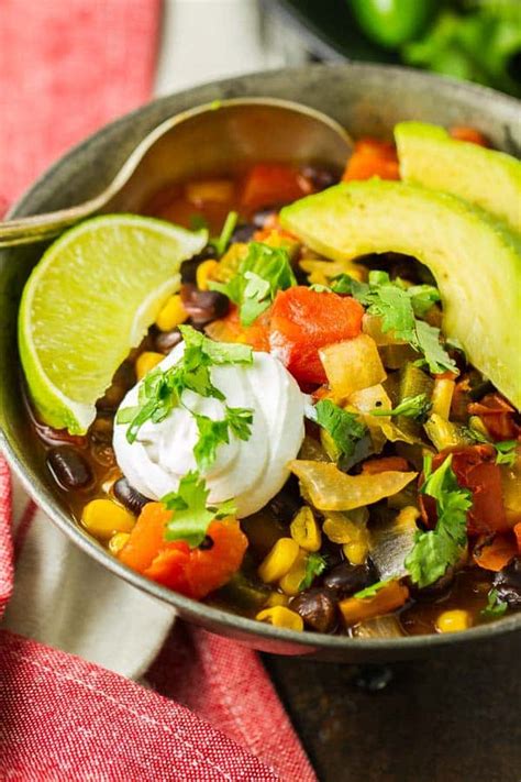 healthy-black-bean-enchilada-soup-the-wicked-noodle image