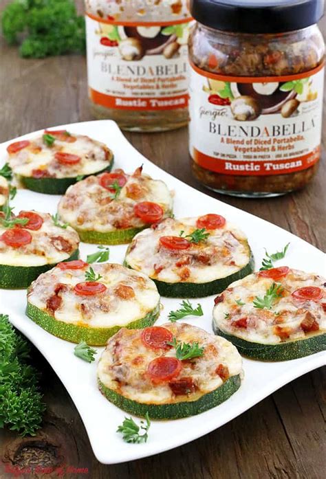 mini-pizzas-with-baked-zucchini-crust-and-homemade image