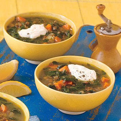 lemony-lentil-soup-with-spinach-recipe-myrecipes image