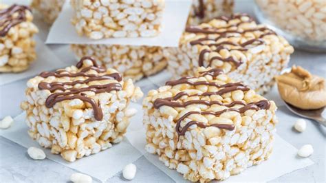 peanut-butter-chocolate-rice-krispies-treats-wide image