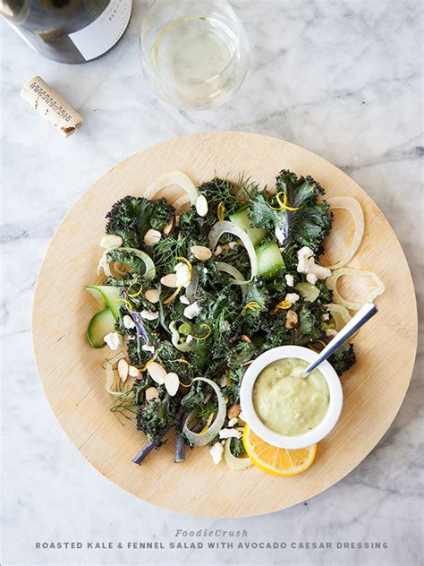 roasted-kale-salad-with-avocado-cream-dressing-plus-20-kale image