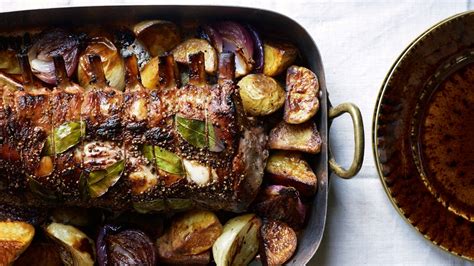 cider-brined-pork-roast-with-potatoes-and-onions-bon image
