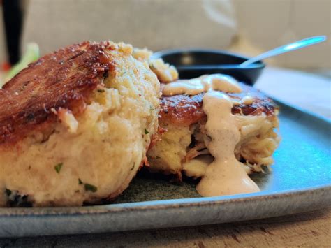 maryland-crab-cakes-with-spicy-remoulade-sauce image