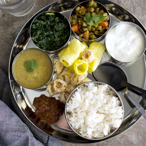 nepali-thali-simple-vegetarian-recipes-cookshideout image