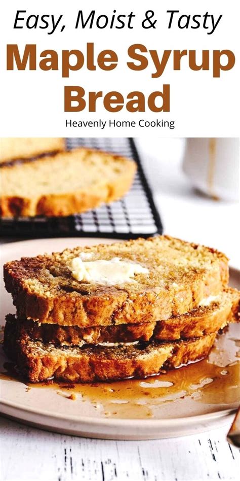 maple-syrup-bread-easy-breakfast-recipe-heavenly image