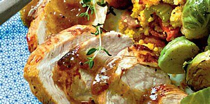 turkey-tenderloins-with-madeira-gravy-recipe-myrecipes image