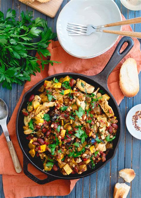 vegetable-bean-skillet-packed-with-end-of-summer image