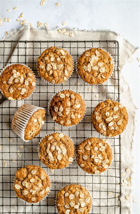 vegan-banana-oatmeal-muffins-ambitious-kitchen image