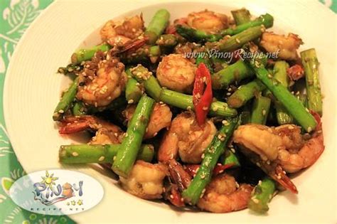 spicy-shrimp-and-asparagus-chinese-stir-fry image