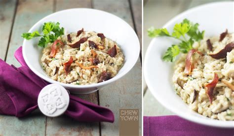 mushroom-and-crispy-prosciutto-risotto-recipe-chew image