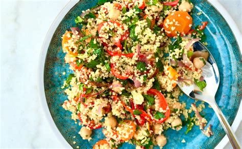 roasted-vegetable-and-chickpea-couscous-olive-tomato image