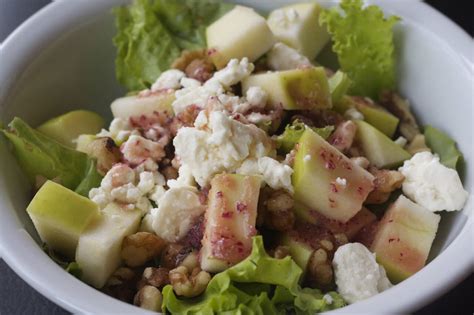 apple-walnut-salad-with-raspberry-vinaigrette image