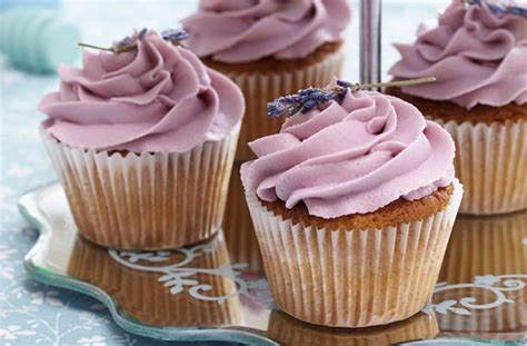 honey-cupcakes-with-lavender-snack-recipes-goodto image