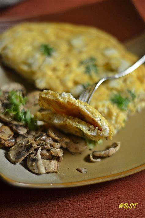 double-cheese-omelette-with-sauteed-mushrooms image