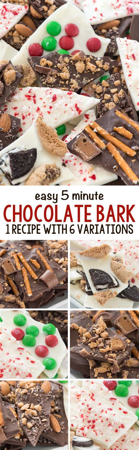 chocolate-bark-recipes-5-minutes-6-ways-crazy image