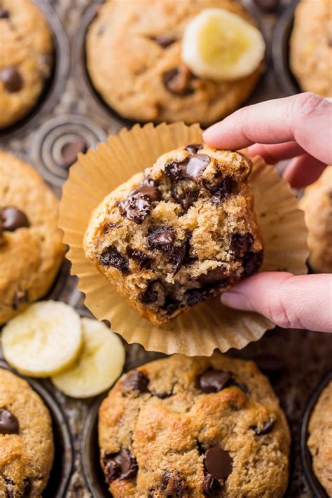 healthy-banana-chocolate-chip-muffins-baker-by image
