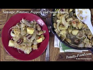 sausage-potato-and-sauerkraut-with-peppers image