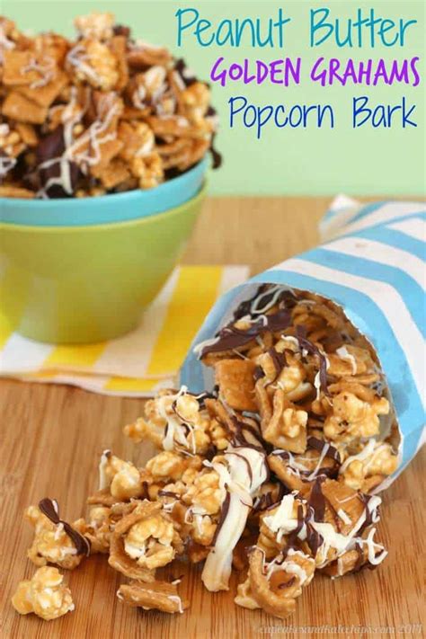 peanut-butter-golden-grahams-popcorn-bark-cupcakes-kale image