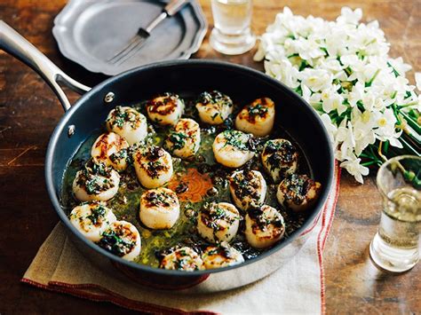 grilled-scallops-with-lemon-olive-caper-and-parsley image