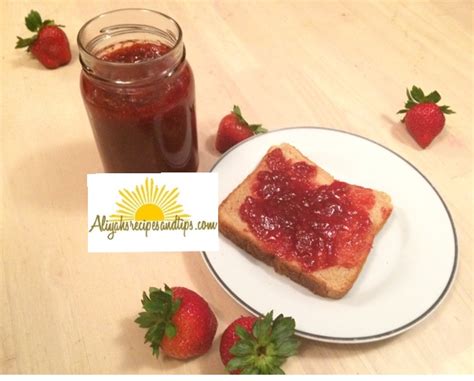 strawberry-jam-no-pectin-and-low-sugar-aliyahs image