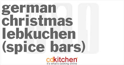 german-christmas-lebkuchen-spice-bars image