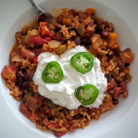spicy-3-beans-and-rice-joybee-whats-for-dinner image
