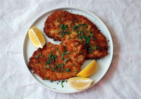 chicken-schnitzel-with-anchovy-chive-butter image