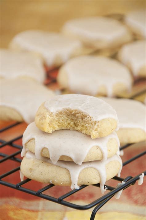 soft-glazed-pumpkin-sugar-cookies-wishes-and-dishes image