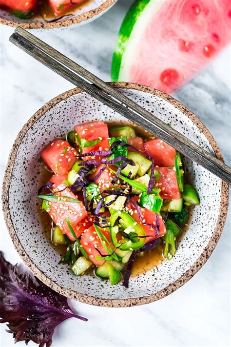watermelon-shiso-salad-feasting-at-home image