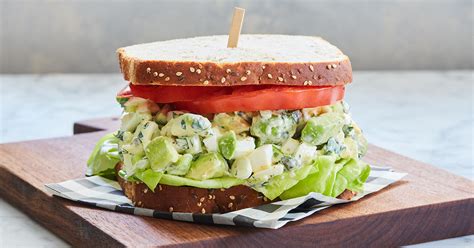 avocado-egg-salad-sandwich-purewow image
