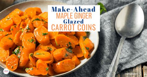 sweet-maple-ginger-glazed-carrot-coins-treasured image