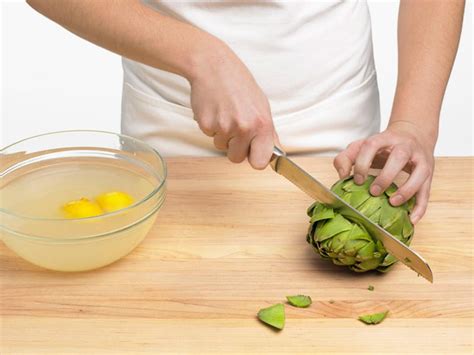 how-to-trim-an-artichoke-food-network image