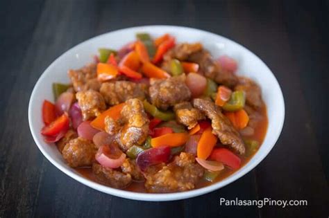 sweet-and-sour-pork-recipe-panlasang-pinoy image