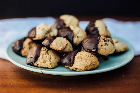 chocolate-dipped-cookies-my-food-and-family image