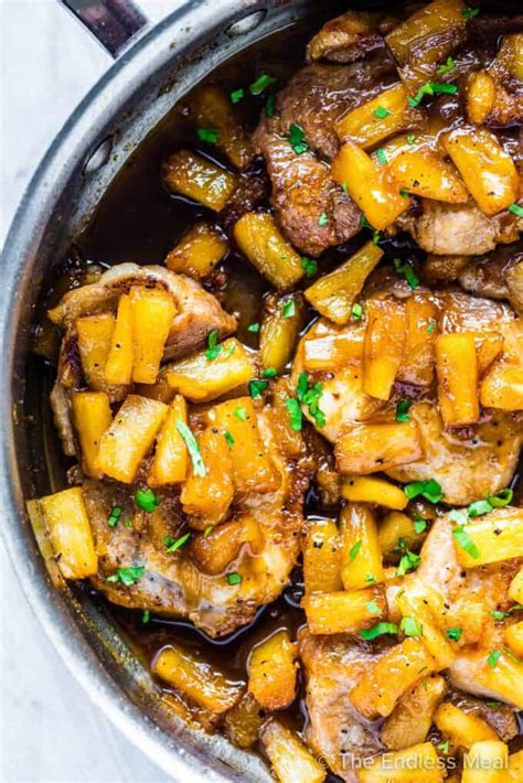 pineapple-pork-chops-easy-recipe-the-endless-meal image