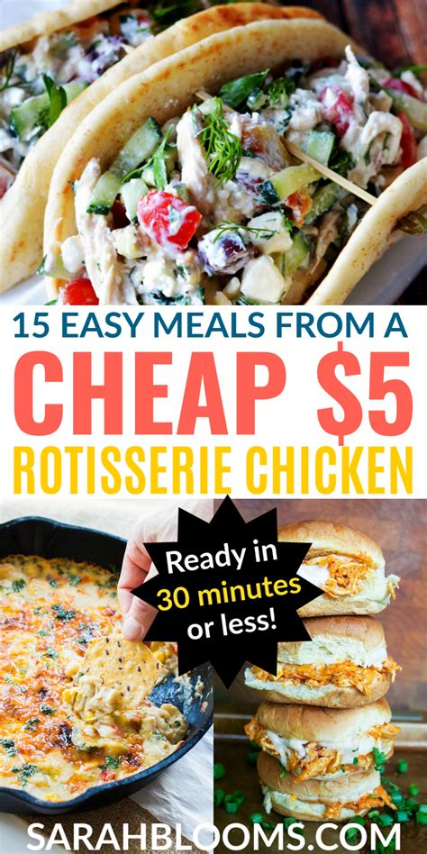 15-easy-and-affordable-rotisserie-chicken-shortcut-meals image