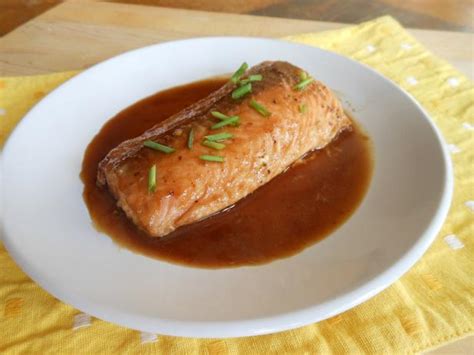 miso-honey-glazed-salmon-with-orange-and-soy-food image