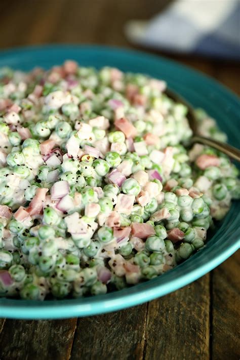 easy-pea-salad-southern-bite image