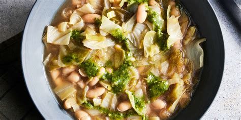 cabbage-white-bean-soup-eatingwell image