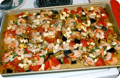 roasted-tomatoes-and-eggplant-with-shrimp-and-feta image