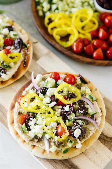 grilled-greek-pita-pizzas-clean-eats-treats image