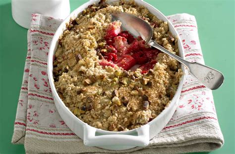 rhubarb-and-raspberry-crumble-dessert image