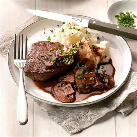 beef-filets-with-portobello-sauce-lake-of-the-woods image